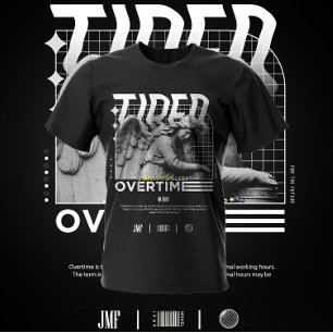 T-shirt Fatigué Je veux dormir Heures supplémentaires