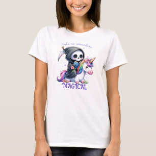 T-shirt Faucheuse aquarelle amoureuse de livres