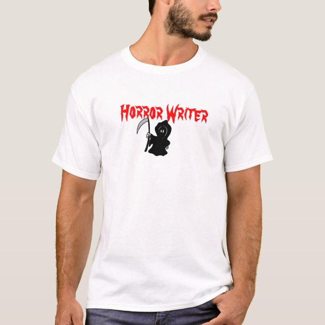 T-shirt Faucheuse d'auteur d'horreur (Devant)