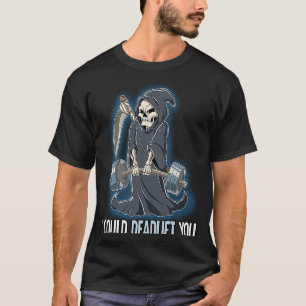 T-shirt Faucheuse Gym Entraînement avec Poids Je Pourrais