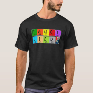 T-shirt Fauci Liar Mentionnait Science Vintage Inattendu F