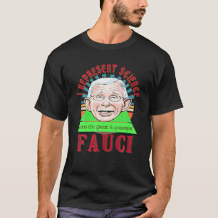 T-shirt Fauci Représenter L'Assistant Science Masque Anti