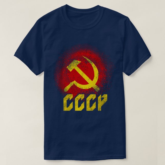 T-shirt Faucille marteau Union soviétique CCCP communisme (Design devant)
