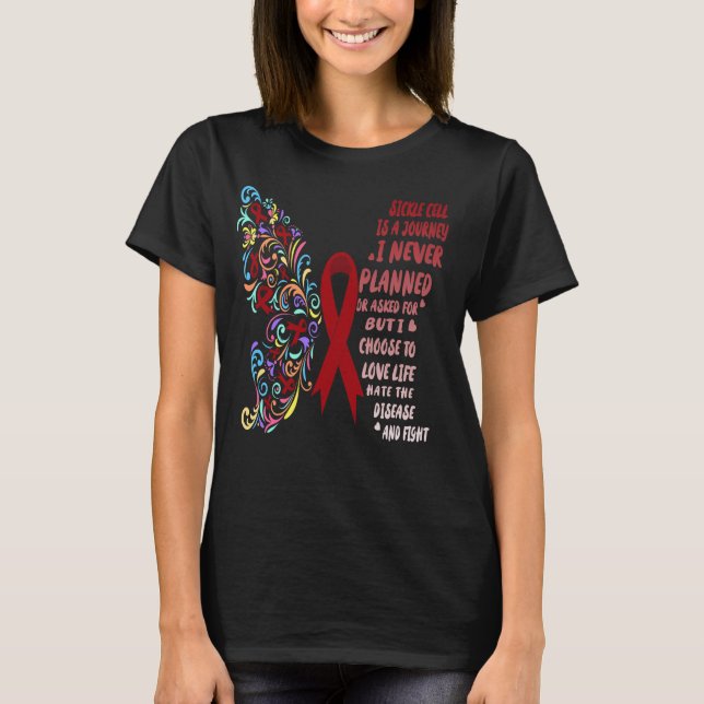 T-shirt faucille voyage vie vie combat (Devant)