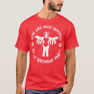 T-shirt Faucon du beurre d'arachide Vous n'êtes pas invité