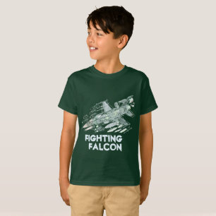 T-shirt Faucon F-16 de combat