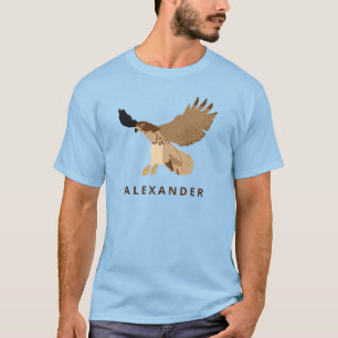 T-shirt Faucon Rouge-Coupé la queue en vol personnalisé