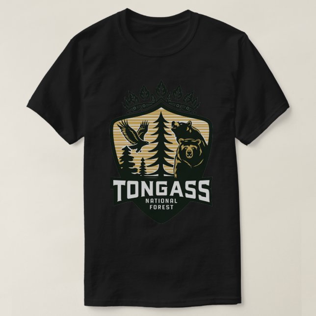 T-shirt Faune Forêt nationale de Tongass TS (Design devant)
