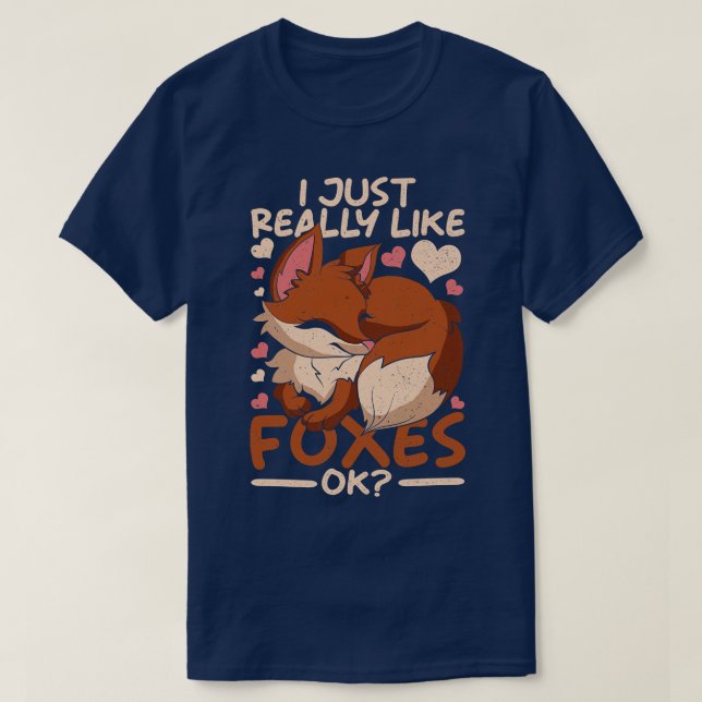 T-shirt Faune Fox Lover Fundy Forêt Animal Fox (Design devant)