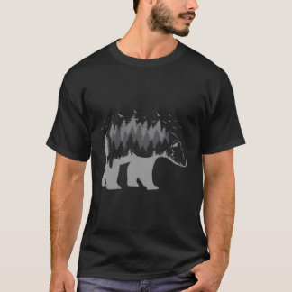 T-shirt Faune Nature Grizzly Ours Forêt Animal Natur