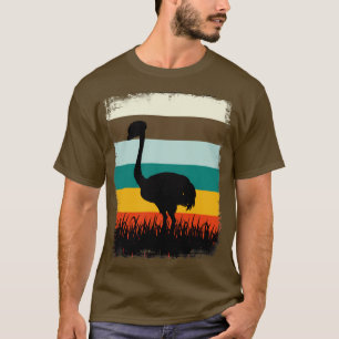 T-shirt Faune Safari Zoo Oiseau Animal Ostrich