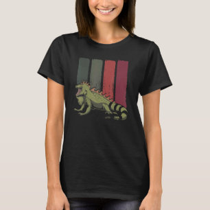 T-shirt Faune tropicale Lizard Animal Reptile Rétro Igua