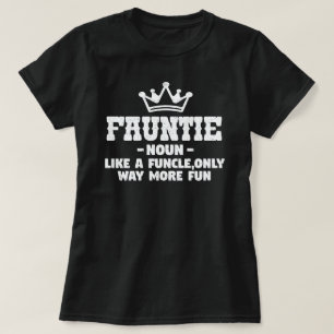 T-shirt Fauntie Définition Funny Grand-mère Fête des mères