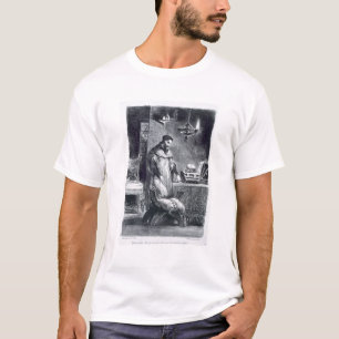 T-shirt Faust dans son étude, de Faust de Goethe, 1828,