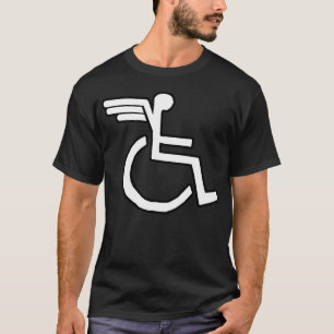 T-SHIRT FAUTEUIL ROULANT VOLANT !