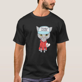 T-shirt fauteur de trouble amateur de chats