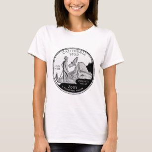 T-shirt Faux California State Quarter Yosemite Valley Muir