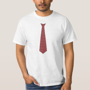 T-SHIRT FAUX CRAVATE