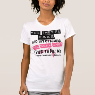 T-shirt Faux et Spectacular - le vrai a essayé de me tuer