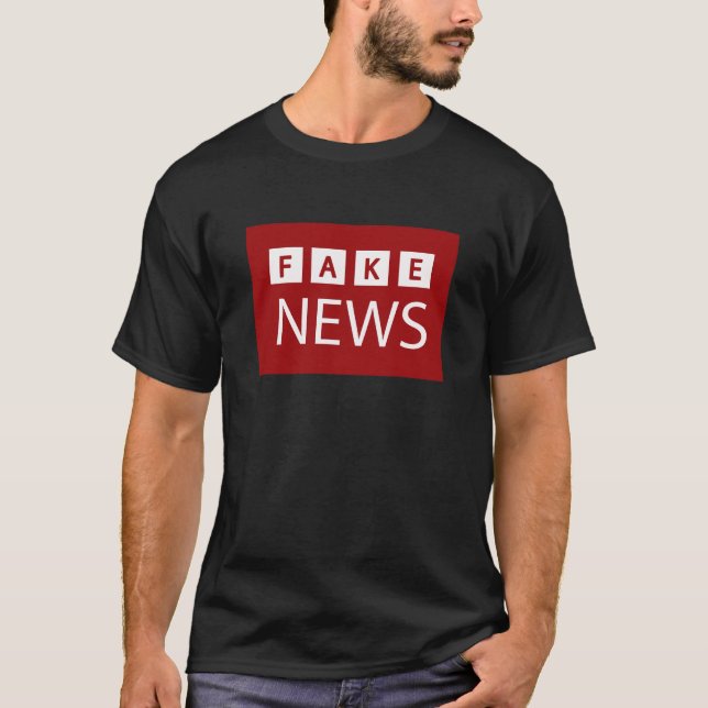 T-shirt Faux logo de nouvelles politiquement incorrect (Devant)
