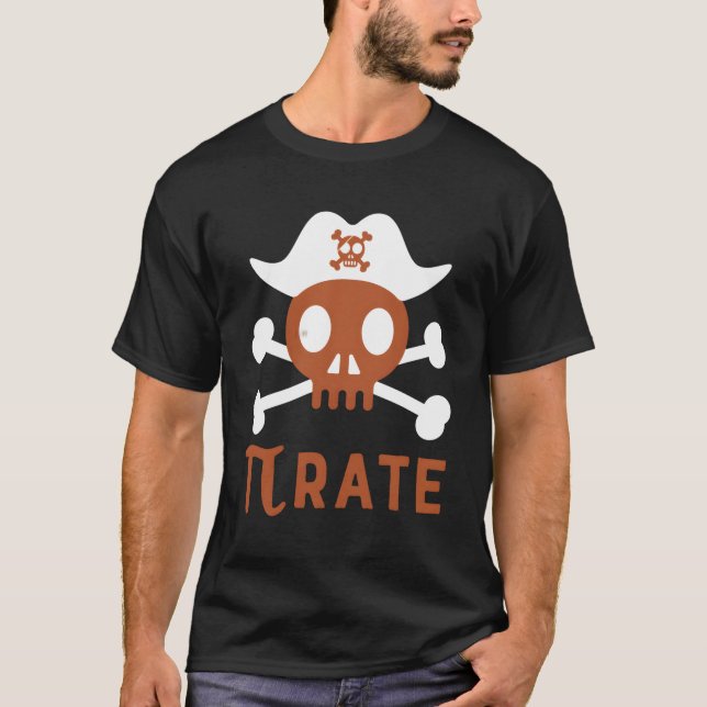 T-shirt Faux Mathmatique Numérique Du Jour Pi (Devant)