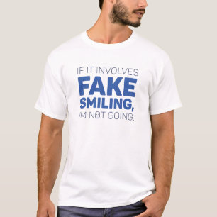 T-shirt Faux sourire