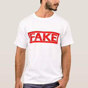 T-shirt Faux timbre