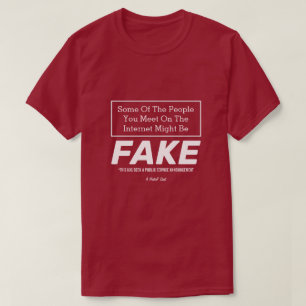 T-shirt Faux - Une chemise MisterP