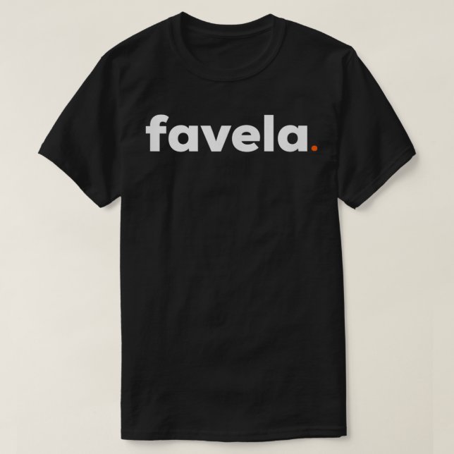 T-shirt Favela Brasil Rio de Janeiro Brésil Gif (Design devant)