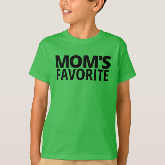 T-shirt FAVORITE DE MAMAN (en lettres noires)