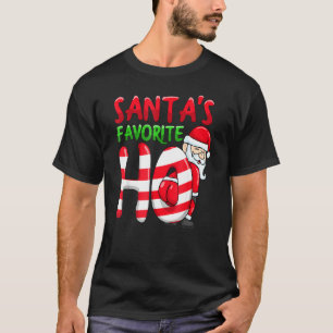 T-shirt Favorite de Santas Ho Santa Favourite Ho Funny Gir