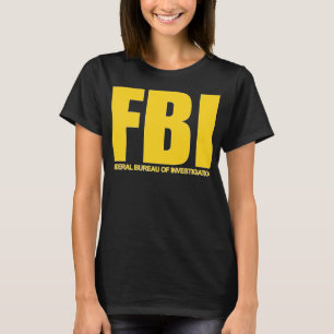 T-shirt FBI, Federal Bureau of Investigation Sueur classiq