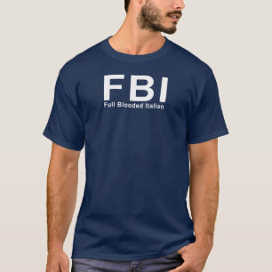 T-shirt FBI (plein Italien de Blooded)