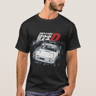 T-shirt fc3s iNiTIAL D Ryosuke Takahashi FC contre 86 Drif