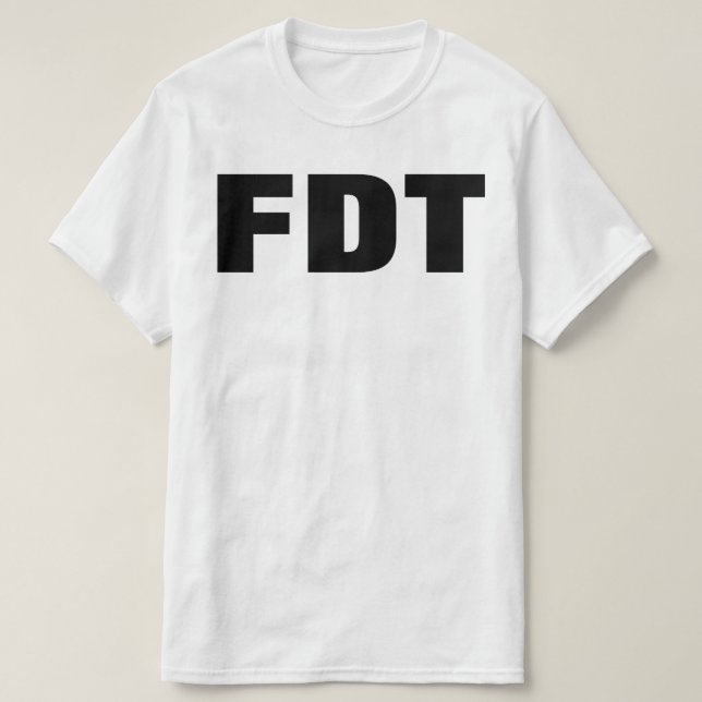 T-SHIRT FDT (Design devant)