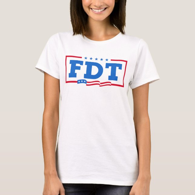 T-shirt FDT Amusant anti-Trump No-Trump (Devant)