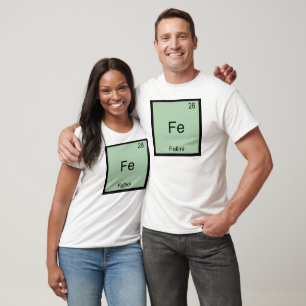 T-shirt Fe - Symbole d'élément de chimie drôle de 