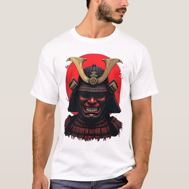 T-shirt ⚔️ Fearless Samurai – Warrior of the Rising Sun (Devant)
