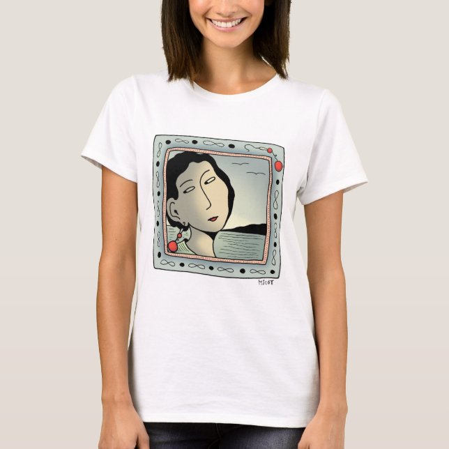 t-shirt featuring original art by Margaret Scott (Front)