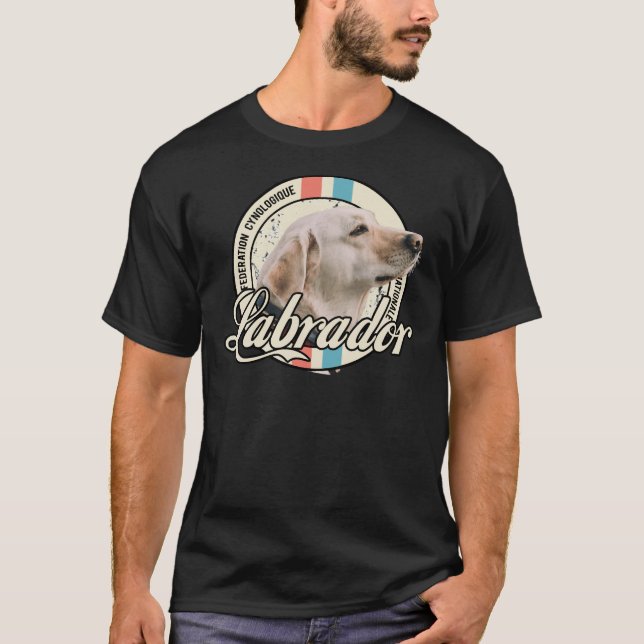 T-shirt Fédération du Travail Chien cynologique équipé (Devant)