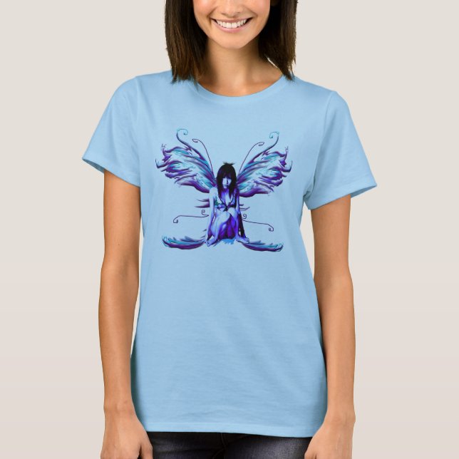 T-shirt fée bleue (Devant)