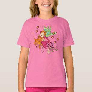 T-shirt Fée de jardin sur le champignon