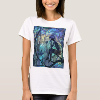 T-shirt Fée de la forêt clair de lune