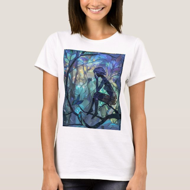 T-shirt Fée de la forêt clair de lune (Devant)