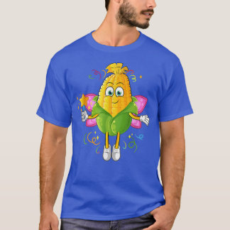 T-shirt Fée de maïs avec ailes et bâtonnet Maize mignonne 