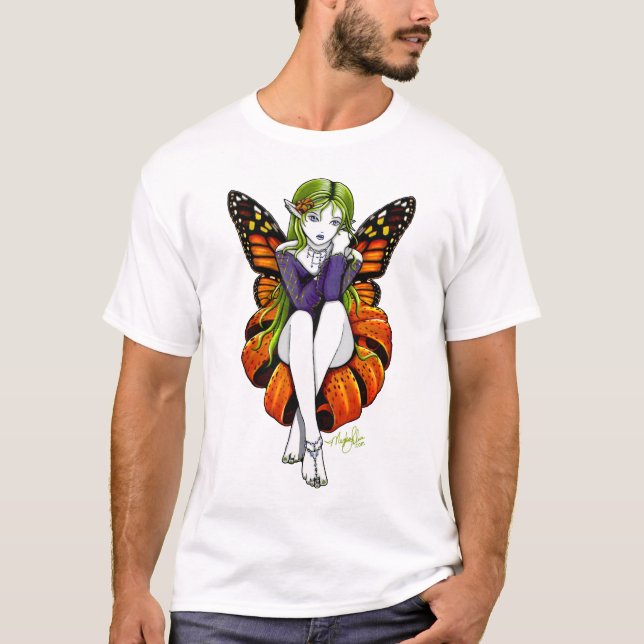 T-shirt Fée de papillon de Lillith de tigre (Devant)