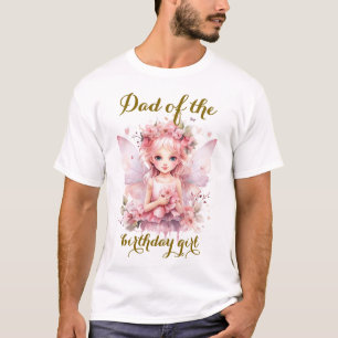 T-shirt Fée pastel fête d'anniversaire de jardin floral de