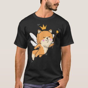 T-shirt Fée Pomeranian Chuchoteur de Chien Gardien Proprié