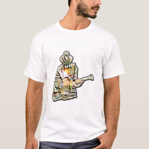 T-shirt Feel the Blues - Conception de guitare artistique