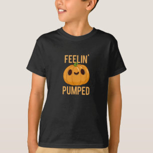 T-shirt Feelin Pompé Funky Citrouille Pun Dark BG